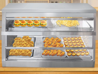 Équipement de cuisine commercial boulangerie Snack Pizza plus chaud affichage alimentaire plus chaud vitrine