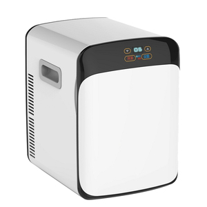 Mini réfrigérateur à usage domestique Réfrigérateur cosmétique portable de 15 litres avec affichage numérique pour le stockage, double refroidissement, personnalisable - Product Image 2