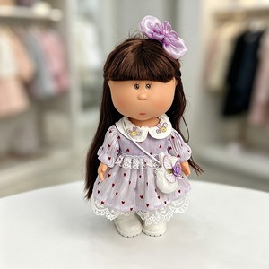 Traje de Vestir Azul Oscuro, Rosa, Blanco y Marino para Muñeca de Moda, Ropa y Zapatos para Muñeca <span class=keywords><strong>Mia</strong></span> Potato de 30 cm - Product Image 4
