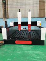 Enrutador cnc de 3 ejes, doble cabezal, 4 ejes, 1325, 3d, piedra, tallado, mármol, granito, máquina de grabado, precio