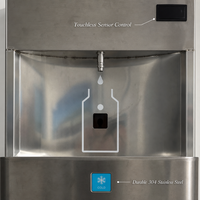 Fontaine à eau électrique en acier inoxydable 304 avec membrane RO précarbone pour jardin extérieur