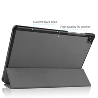 Étui pour tablette en cuir PU et en polycarbonate pour iPad Air 11 M4 2026 avec fonction de mise en veille et de réveil automatiques
