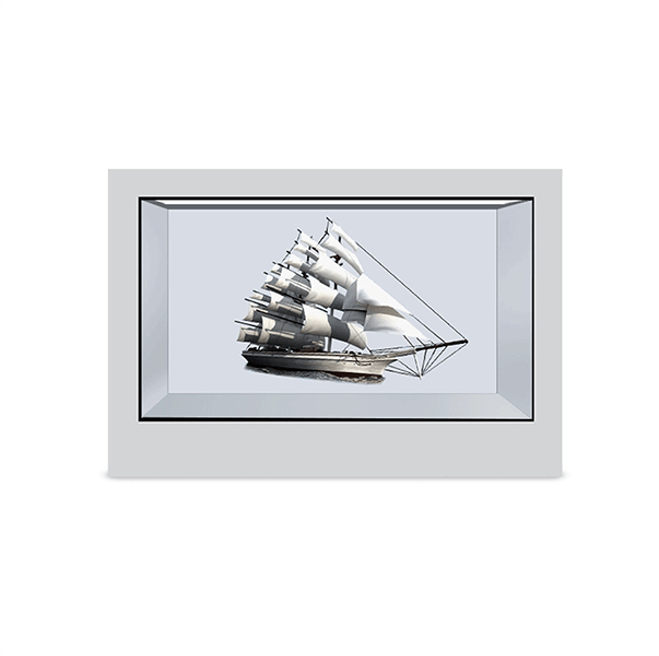 43 Inch Transparent Hologram 3d Display Box HD Touch Screen Advertisement Media Player