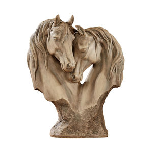 WeiVista poli reçine Loving at çift heykel hayvan büstü heykeli ev masa dekor için - Product Image 1
