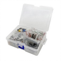 Kit d'assortiment de composants électroniques, 1410 pièces, résistances et condensateurs, diodes, transistors pour projets électroniques DIY