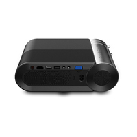 Projecteur Vidéo Mini Hologramme Smart 150 Ansi Lumen avec Haut-parleur Hi-Fi Intégré BT 5.1 1280*720p Home Cinéma Téléphone Mobile
