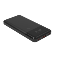 Vente en gros de batteries externes portables 10000 mAh avec charge ultra-rapide 20W, logo personnalisé, double type-C, chargeur portable