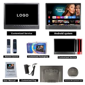 AG Outdoor Mini Portable Android LED LCD <span class=keywords><strong>Smart</strong></span> <span class=keywords><strong>TV</strong></span> DC <span class=keywords><strong>12V</strong></span> ATSC ISDB DVB-T2 USB Batterie intégrée HD FHD Définition - Product Image 6