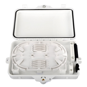 Ip65 không thấm nước ngoài trời 2 <span class=keywords><strong>4</strong></span> 6 lõi sợi quang hộp phân phối treo tường FTTH thiết bị đầu cuối hộp Nap ODP chất béo Mini ODF - Product Image 4