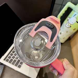 Bouteille isotherme 1200 ml motif chat mignon Kuromi, en acier inoxydable 304 de haute qualité, avec paille, pour activités de plein air - Product Image 6