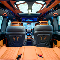 Intérieur de cabine VIP futuriste Dingkong Mercedes V260, canapé-lit sur mesure, chaise de capitaine, acier inoxydable, ambiance |   Fabricant sur mesure