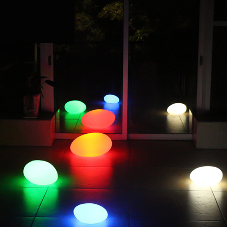 Garden Decorative Light Cold White LED Bulb RGB Stone