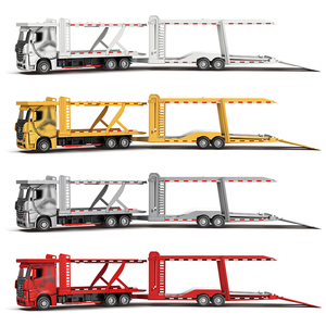 Modelo <span class=keywords><strong>de</strong></span> Camión Transportador <span class=keywords><strong>de</strong></span> Autos <span class=keywords><strong>de</strong></span> Doble Plataforma Merced-Ben Actros, <span class=keywords><strong>Escala</strong></span> <span class=keywords><strong>1</strong></span>:24, Calidad Coleccionable, Fundido a Presión, <span class=keywords><strong>de</strong></span> Alta Resistencia - Product Image 1