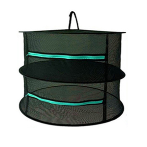 Resistente a 2 strati pieghevole in rete appeso cestello essiccatore a rete traspirante per erbe stendino per un comodo riporre l'abbigliamento - Product Image 2