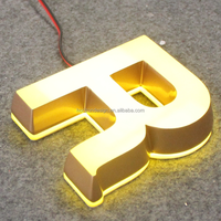 Enseigne Commerciale Facile à Installer, Enseigne en Acrylique 3D, Lettres LED Personnalisées, Signalétique Moderne, Nom de Magasin
