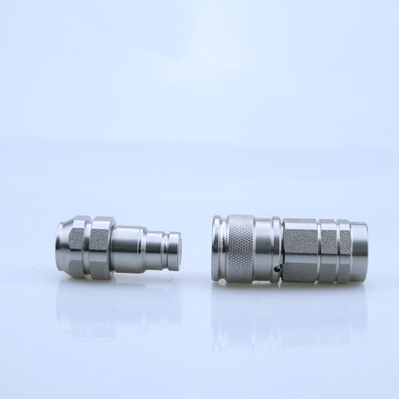 Stainless Steel Flat Face Hydraulic Hose Couplings Quick Disconnect Coupling