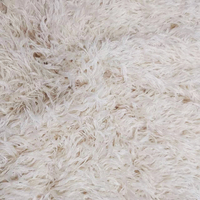 DDP états-unis chine produit multi-couleurs conception en gros plume vers le bas velours longue peluche fausse fourrure tissu recyclé pour la maison Textile vêtement