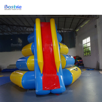 Île flottante gonflable en PVC commerciale, parc aquatique, toboggan aquatique, tour d'escalade pour la maison, l'école, l'extérieur, usage résidentiel