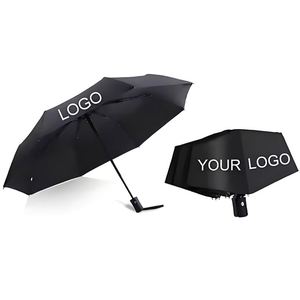 Promotion Business Gifts Custom Printed for Girls Black Colour Classic <b>Umbrella</b> With Own Logo - Product Image 1