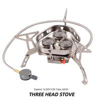 Mini Portable Butane Cuisinière À Gaz En Acier Inoxydable Pliant Poêle Camping Cuisine Barbecue Pique-Nique Touristique Voyage
