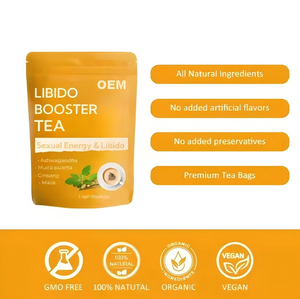 OEM Libido Booster <b>Tea</b> Ashwagandha Ginseng Maca for Sexual Energy Stamina 10 Bags - Product Image 5
