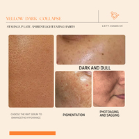 Marque privée Éclaircissant Hydratant Organique Antioxydant 20% Acide L-Ascorbique Pur Combat les Radicaux Libres Vitamine C Sérum Visage