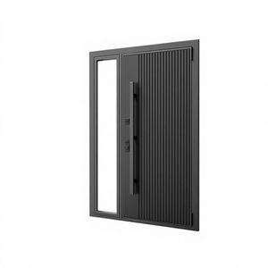Dernier modèle de porte de sécurité en acier ignifugé, certifiée CE, design moderne, anti-effraction, pour chambre à coucher, de style industriel - Product Image 1