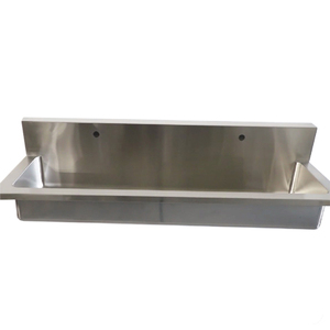 Évier de drainage rapide à trois stations en acier inoxydable 304 durable pour l'atelier scolaire, fait à la <span class=keywords><strong>main</strong></span> en plein air - Product Image 4