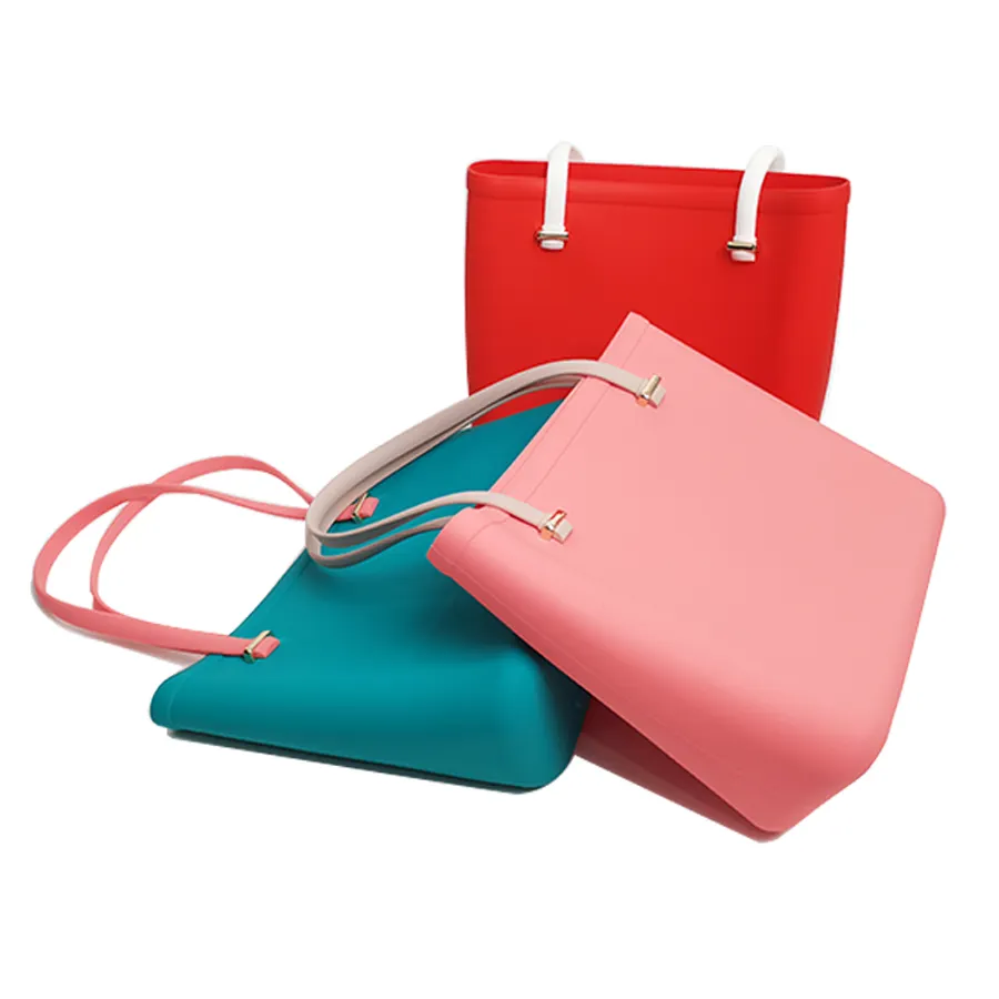 Borse da spiaggia Super grande capacità per le donne impermeabili in Silicone borsa Tote borsa a tracolla per piscina Picnic campeggio Shopping