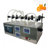 Machine de Remplissage de Liquides à 6 Têtes / Machine de Remplissage de Liquides 10-3500ml / Machine de Mise en Bouteille d'Eau Minérale Pure
