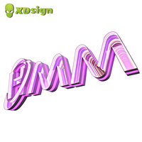 Lettres lumineuses LED personnalisées Infinity Abyss, multicolores, en acrylique semi-transparent, signalétique Bluetooth, étanche IPx7 pour extérieur