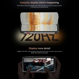 Nueva llegada <span class=keywords><strong>Oukitel</strong></span> <span class=keywords><strong>WP21</strong></span> 12GB + 256GB 4G Android Teléfono inteligente IP68 Teléfono resistente al agua - Product Image 5