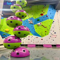 Mur d'escalade sphérique Magic Cube, prises d'escalade écologiques pour parcs d'attractions, jeux interactifs, harnais de sécurité