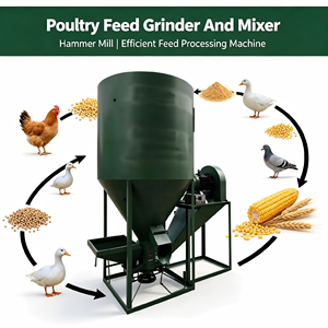 Lerford Nuevo Diseño, Mezcladora Trituradora de Alimentos para Caballos, Máquina de Alta Calidad para Mezclar y Triturar Alimentos para Aves de Corral, Capacidad de 500 kg/h, en Venta - Product Image 1