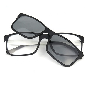 2019 de moda de gafas de sol polarizadas marco óptico con gafas de sol lente magnética <span class=keywords><strong>clip</strong></span> en gafas - Product Image 6