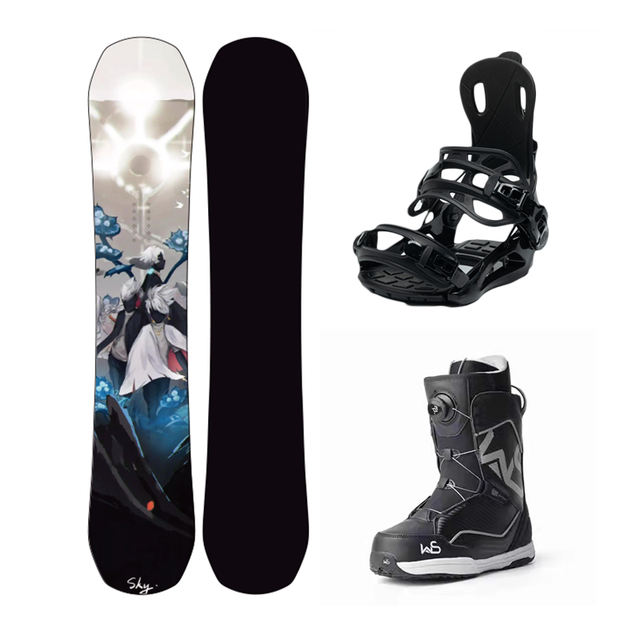 Manufacturer Direct Custom High Quality Winter Sports Product Designed Freestyle Wood Core Snowboard