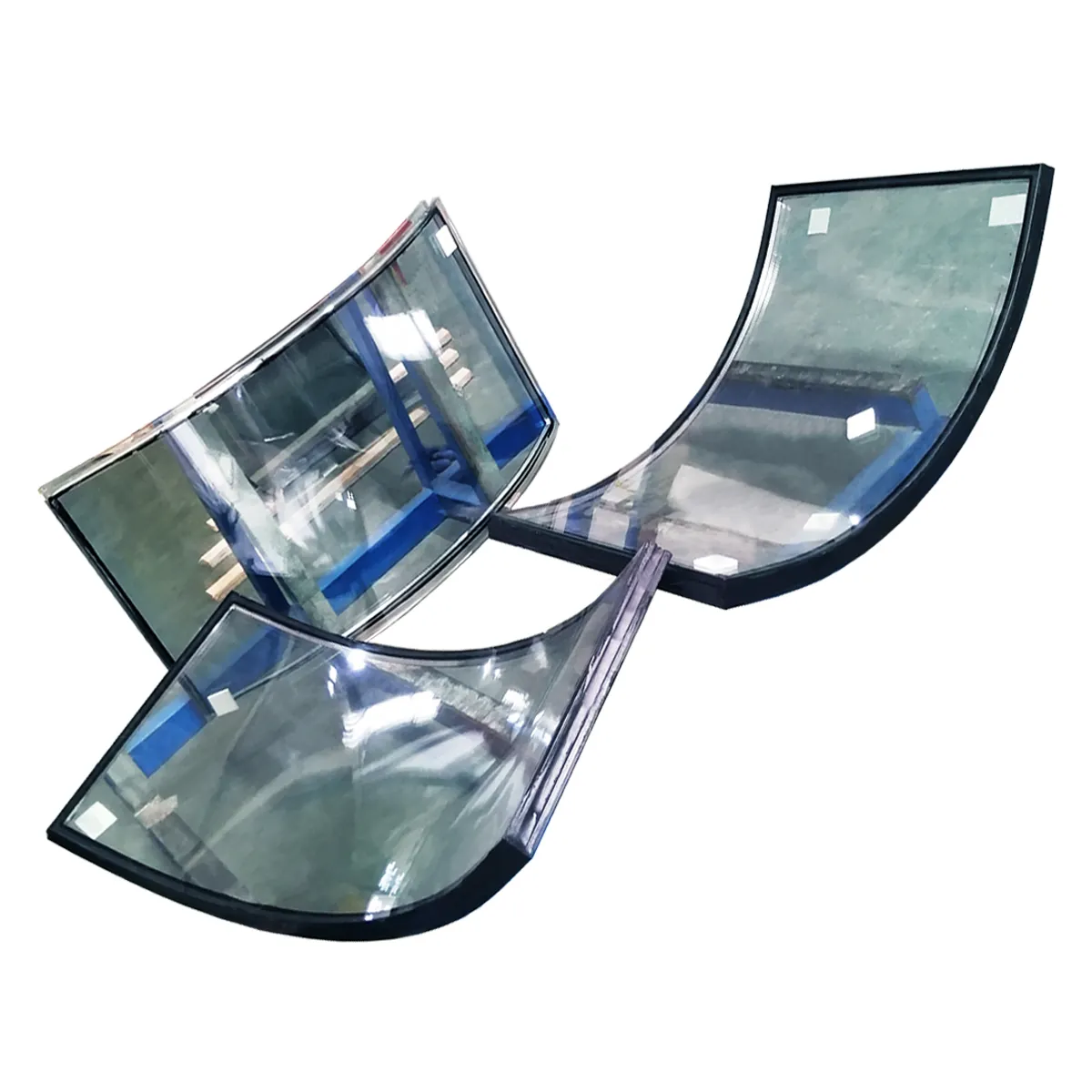 Bent Unit Heat Bending Glass Shower Rooms Window Glass Insulated Tempered Curved Glass