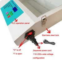 Mesin Unit eksposur LED UV top MIN 12x8 inci 30W, untuk pencetakan Pad Printer