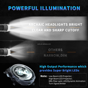 Faro Anteriore Full LED Archaic per Mini F55 F56 F57 Fanali <span class=keywords><strong>Clubman</strong></span> F54 Lampada Frontale JCW 2014-2020 per Auto BMW Mini - Product Image 3