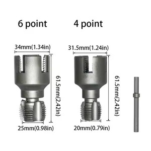 Tubulação De água Cortador De Rosca Integrado Interno e Externo Tubo De Água Ferramentas De Cortador De Rosca Universal - Product Image 3
