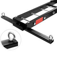 Hauteur réglable bras rembourré moto moto porte-moto support 2 ''attelage récepteur voiture arrière moto transportant matériau en acier