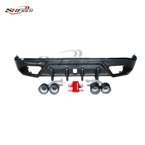 Difusor Trasero de Fibra de Carbono Stelvio, para Parachoques Trasero de <span class=keywords><strong>Alfa</strong></span> Romeo Stelvio (949) 16+ - Product Image 2