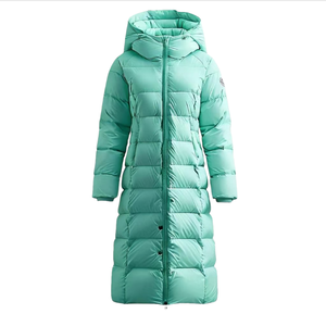 AQTQ Chaqueta acolchada con capucha hasta el tobillo para mujer Abrigo acolchado largo de lujo para invierno - Product Image 4