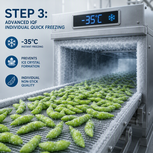 Edamame Professionnel d'Exportation Mukimame 100% Frais Légume Vert Naturel pour les Grands Fabricants Alimentaires - Product Image 4