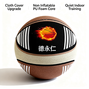 Balón Deportivo de Espuma de PU, Rebote Silencioso, para Práctica de Dribleo en Interiores, Logotipo Personalizado, Venta al por Mayor, Baloncesto Silencioso de Élite - Product Image 2