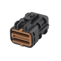 DJ7061Y-2-21 Connecteur adaptateur fil-fil automobile 6 broches femelle à contact en laiton pour prise de feu arrière étanche