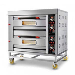 Four à pizza électrique/gaz <span class=keywords><strong>en</strong></span> acier inoxydable pour boulangerie, équipement de cuisine commerciale, <span class=keywords><strong>fournisseur</strong></span> chinois - Product Image 3