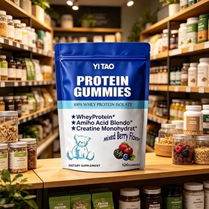 Gomitas de Proteína, 120 Unidades, Aislado de Suero + Aminoácidos + Creatina, Suplemento para la Recuperación Muscular Post-Entrenamiento, Gomitas Dietéticas - Product Image 3