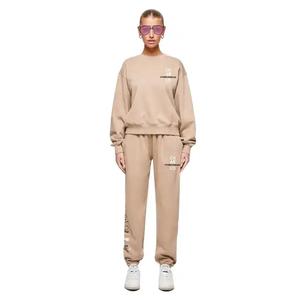 new 2026 Plus Seam Detail Sweat & Legging Set Fashion Women Jogger Suits Set Tracksuit Two Pieces Jogger Crop Top - Product Image 4