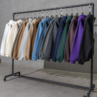 Sonbahar Düz Renk Günlük Bol Büyük Beden Kalınlaştırılmış Uzun Çevre Dostu Kapüşonlu Üniseks Polar Astarlı Sweatshirt %100